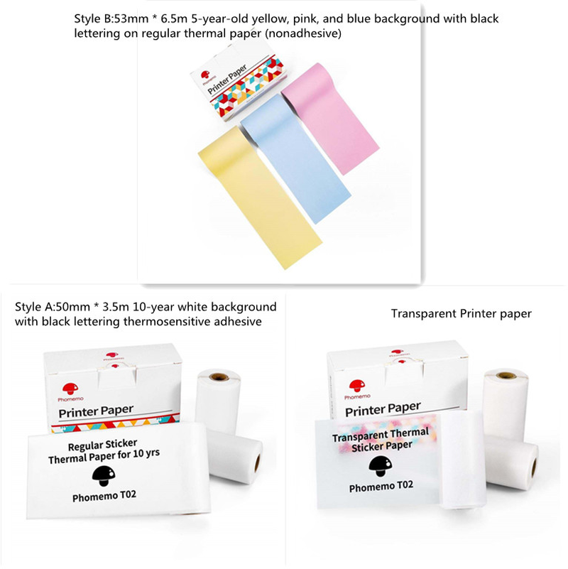 Portable Mini Thermal Label Printer Home Photo Printer Student Wrong Question Printer Bluetooth-Compatible Mini Label Printer Price Tag – תמונה 36