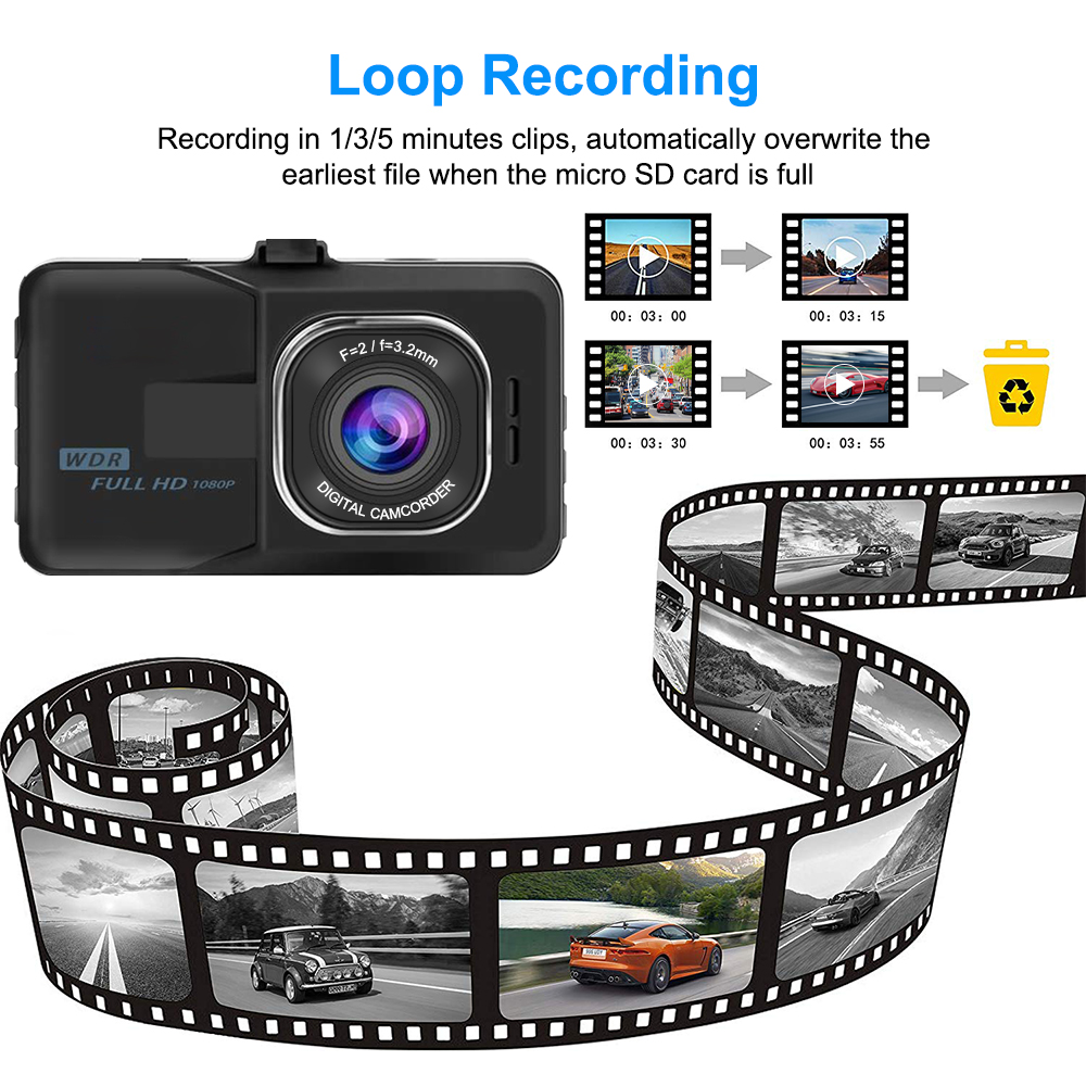 HD Night Vision Driving Recorder – תמונה 2