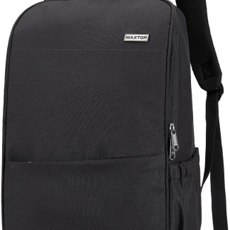 Deep Storage Laptop Backpack Business Anti-Theft Backpacks[Water Resistant] College Computer Bookbag Fits 15 Inch Laptop Black