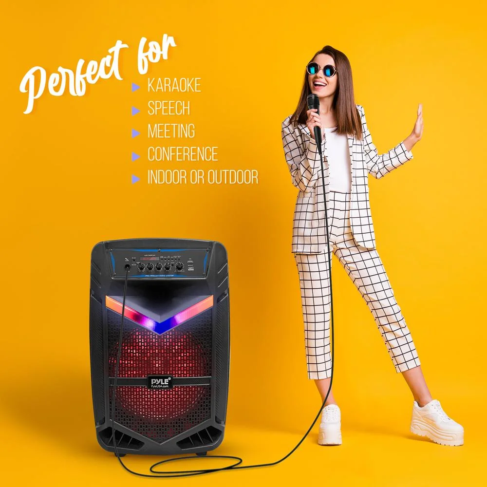 Portable Bluetooth Speaker System 600W Rechargeable Outdoor Bluetooth Speaker Portable System – תמונה 7