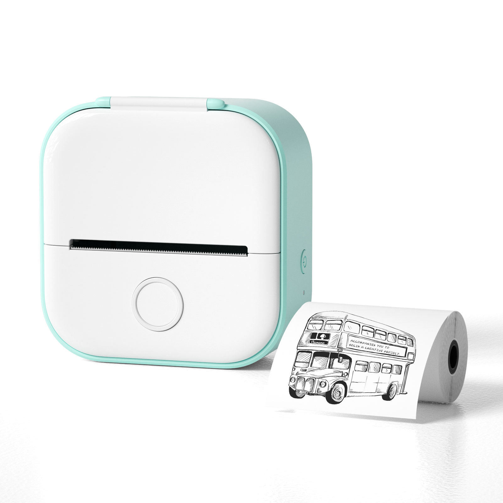 Portable Mini Thermal Label Printer Home Photo Printer Student Wrong Question Printer Bluetooth-Compatible Mini Label Printer Price Tag – תמונה 14