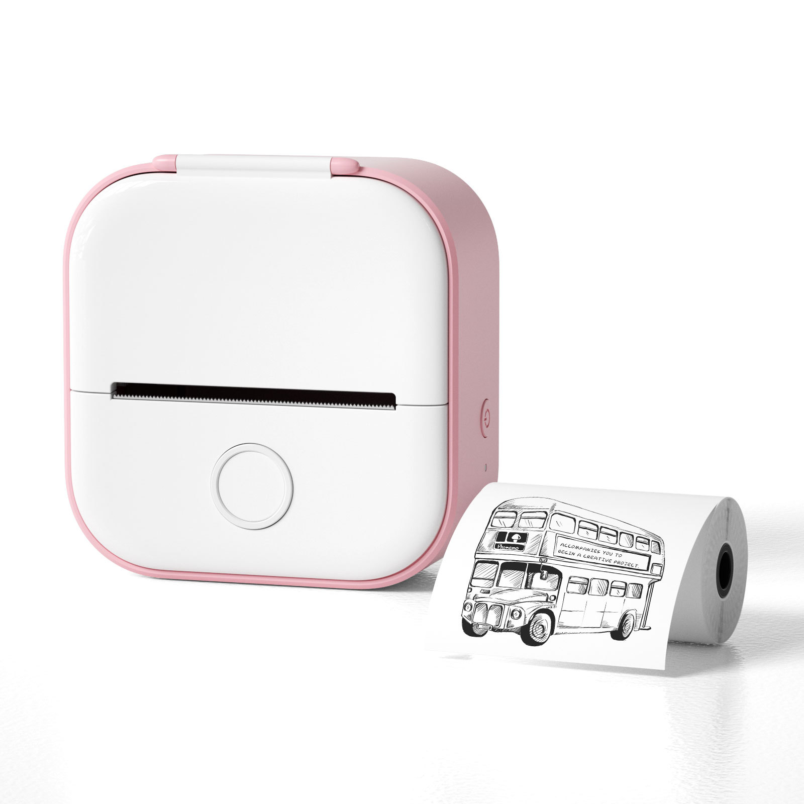 Portable Mini Thermal Label Printer Home Photo Printer Student Wrong Question Printer Bluetooth-Compatible Mini Label Printer Price Tag – תמונה 15