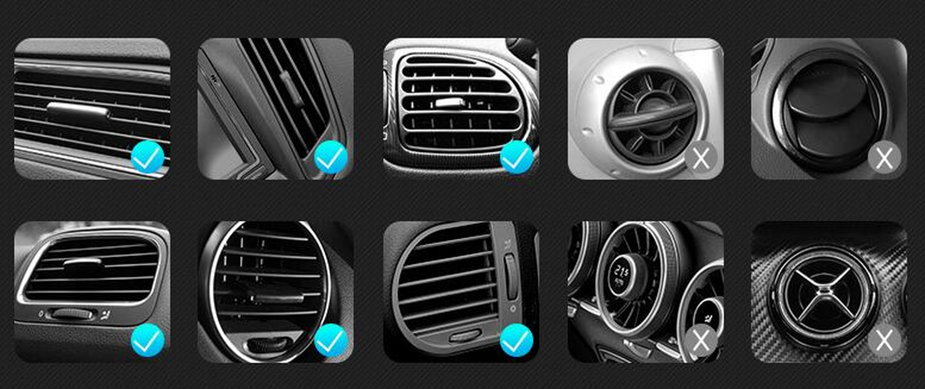 Car Wireless Charger 10W Induction Car Fast Wireless Charging with Car Phone Holder S5 – תמונה 13