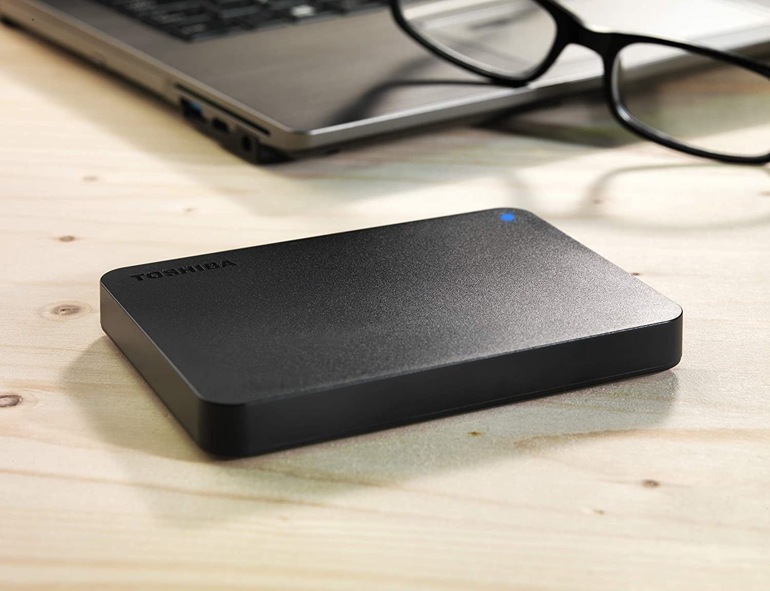 Canvio Basics 4TB Portable External Hard Drive USB 3.0, Black - HDTB440XK3CA – תמונה 2