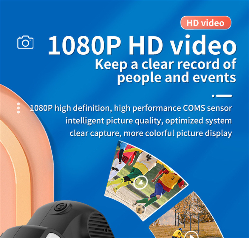 Retro Mini Camera with Screen Indoor Home Outdoor 1080P HD Portable Very Small Camera Video Support Holiday Gifts – תמונה 8