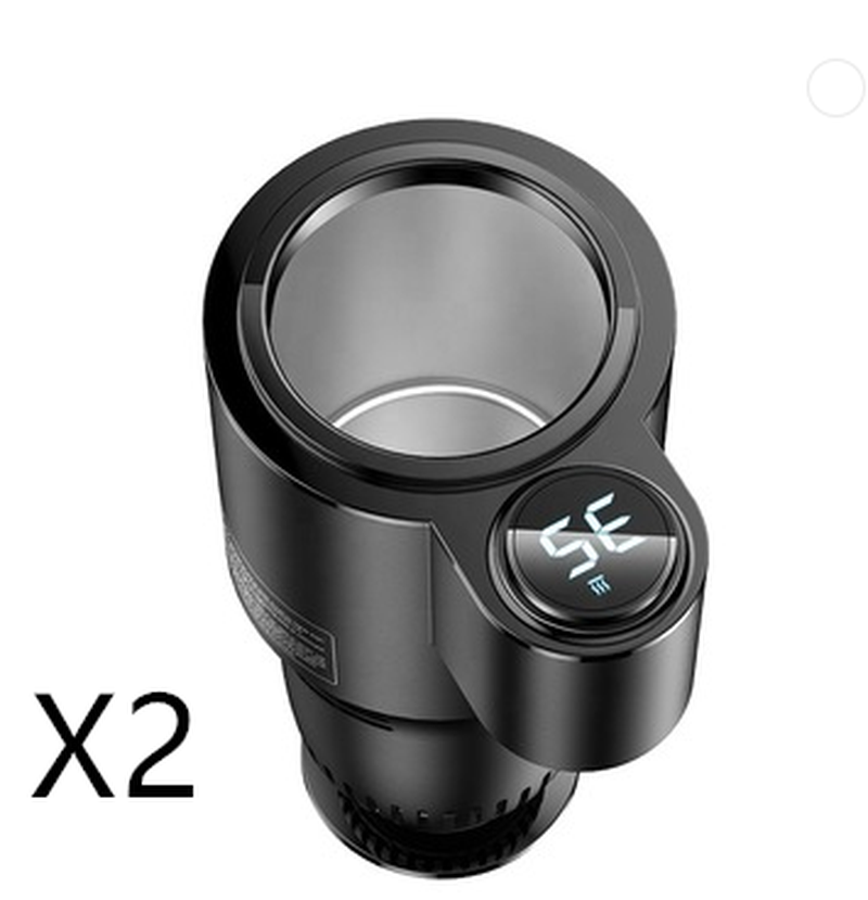 USAMS US-ZB160 Digital Display Smart Car Heating Cooling Cup Car Accessories – תמונה 9